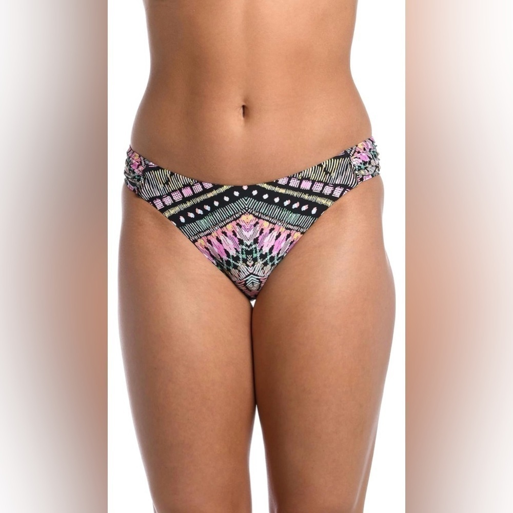 AMAVI Side Shirred Hipster Bikini Swimsuit Bottom Medium NEW